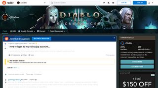 Tried to login to my old d2jsp account... : Diablo - Reddit