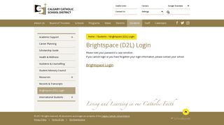 Brightspace (D2L) Login - CCSD