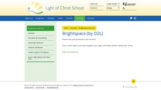 Brightspace (by D2L) - Calgary Catholic School District