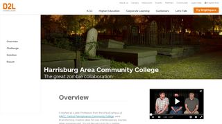 Harrisburg Area Community College | Customer Success | D2L