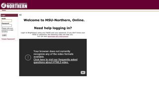 MSU-Northern Online Courses