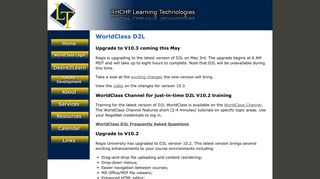 WorldClass D2L - RHCHP Learning Technologies - Regis University