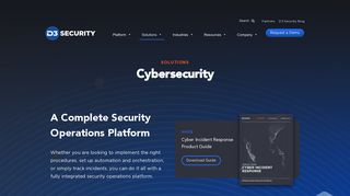 Cybersecurity - D3 Security - D3 Security