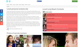 Local profiles: personal photos, videos, blogs, chat, forums and ... - D8U
