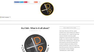D9 Club : What is it all about? - D9 Club Africa Support