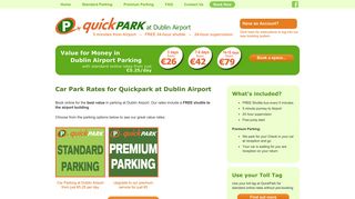 Park at Dublin Airport, and save up to 48% when you book online