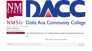 DACC Library - Library Policies - LibGuides