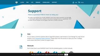 Support - DAEMON-Tools