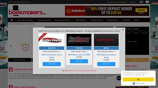 Dafabet bonus and promotions | Betting Offers (full instructions)