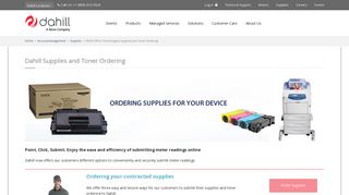 Dahill Office Technologies Supplies and Toner Ordering
