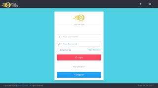 Login Page - DAIKICOIN Dashboard - Profit Share