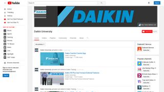 Daikin University - YouTube