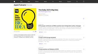 The Daily 202's Big Idea by The Washington Post on Apple Podcasts