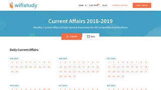 Monthly Current Affairs - Daily General Awareness for Competitive ...