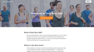 Daily Burn 365 - Daily Burn — Now this you can do.