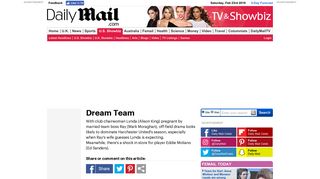 Dream Team | Daily Mail Online