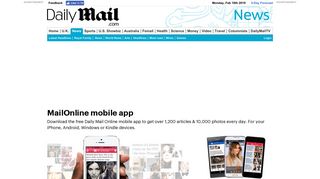MailOnline mobile apps | Daily Mail Online