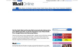 Get the Daily Mail and MailOnline anytime, anywhere... | Daily Mail ...