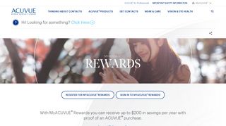 MyACUVUE® Rewards Benefits | ACUVUE® Brand Contact Lenses
