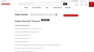 Staples Rewards Program - Membership levels, Benefits FAQs ...
