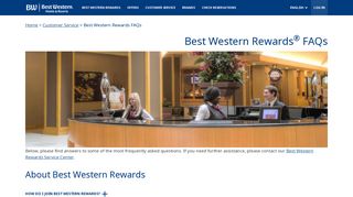 Best Western Rewards | Frequently Asked Questions