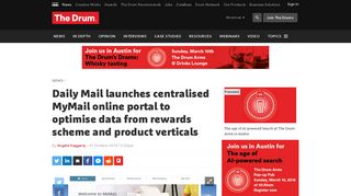 Daily Mail launches centralised MyMail online portal to optimise data ...