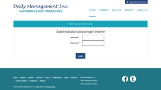 Daily Management Inc. - Admin Login