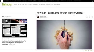 How Can I Earn Some Pocket Money Online? - Lifehacker