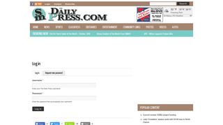 Login - The Daily Press