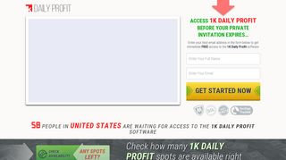 1K Daily Profit Website - The Official Site 2019
