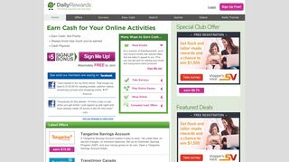 Paid Email & Cash for Shopping Online - DailyRewards