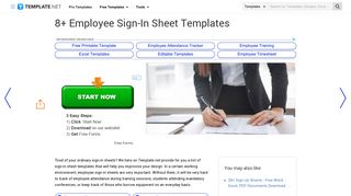 Employee Sign-In Sheets - 8+ Free Word, PDF, Excel Documents ...