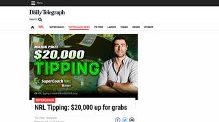 NRL tipping 2018: SuperCoach, register, sign-up | Daily Telegraph