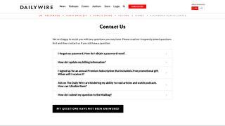 Contact Us | Daily Wire