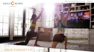 Let us find the perfect workout for you - Daily Burn — A Better Fit