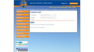 Cape Cod Daily Deal - Customer Center