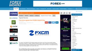 Free forex signals from FXCM's DailyFX Plus - ForexBrokerz.com