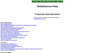 DailyGammon Help