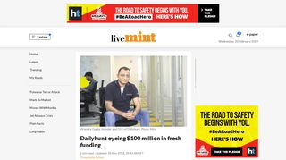 Dailyhunt eyeing $100 million in fresh funding - Livemint