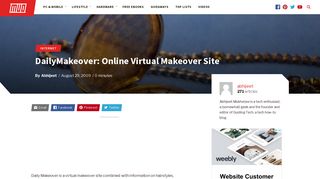 DailyMakeover: Online Virtual Makeover Site - MakeUseOf