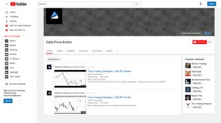Daily Price Action - YouTube