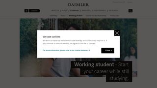 Working student | Daimler > Careers > Students > Working student