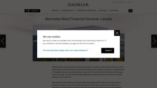 Mercedes-Benz Financial Services Canada | Daimler > Company ...