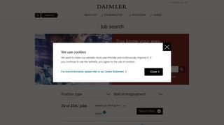 Job search | Daimler Jobsearch