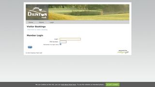 Login :: South Devon - Dainton Park Golf Club - intelligentgolf