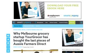 Why Melbourne grocery startup YourGrocer has bought the last pieces ...