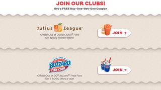 Dairy Queen - Join our clubs!