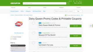 Dairy Queen Coupons, Promo Codes & Deals 2019 - Groupon