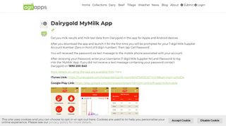 Dairygold MyMilk App | AgriApps
