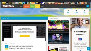 Anime streaming website Daisuki.net shuts down | ToonBarn